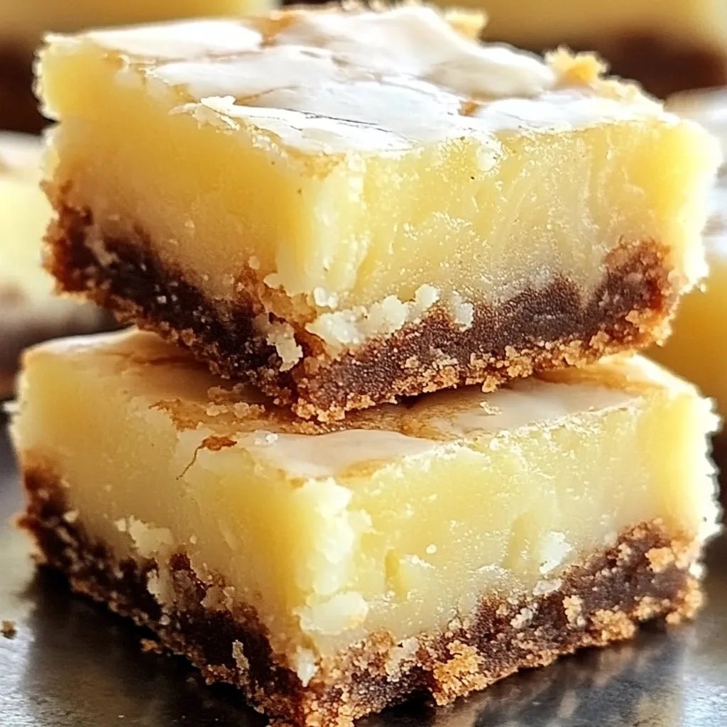 Lemon Brownie Bars