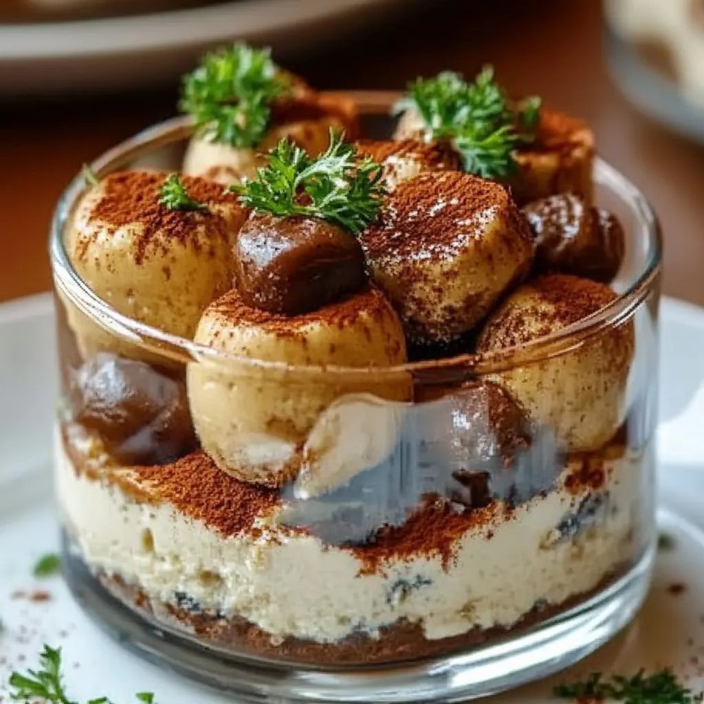 Herzhafte Pilz-Tiramisu