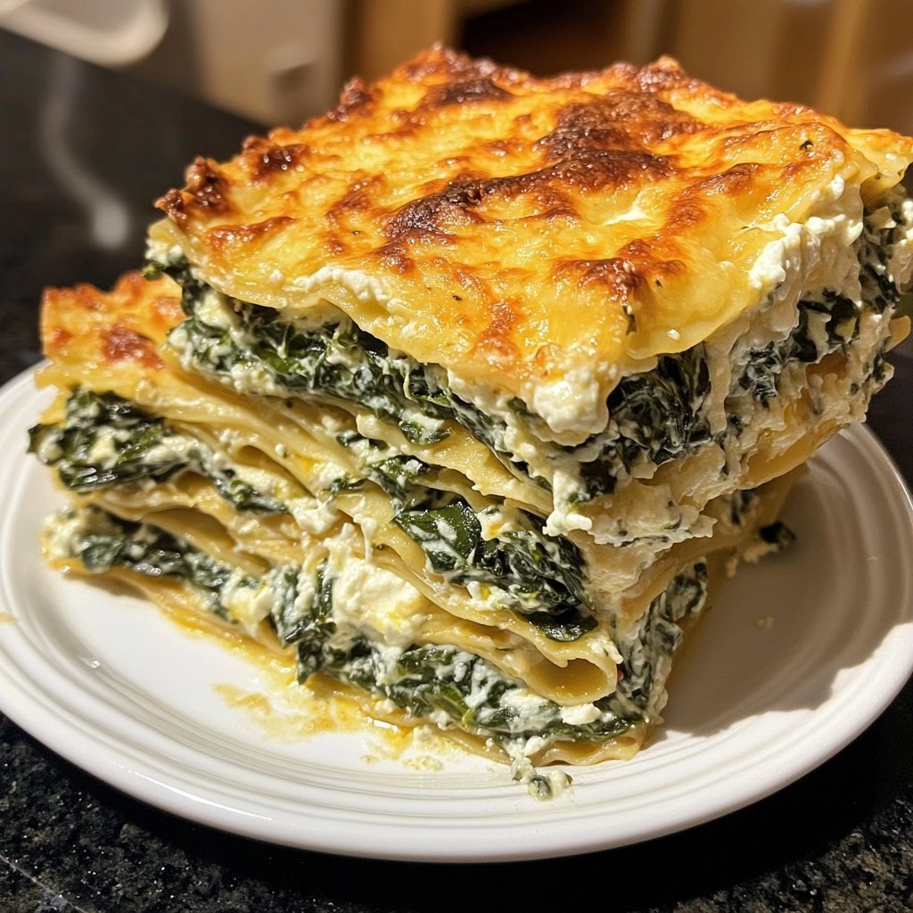 Lasagne mit Spinat und Ricotta