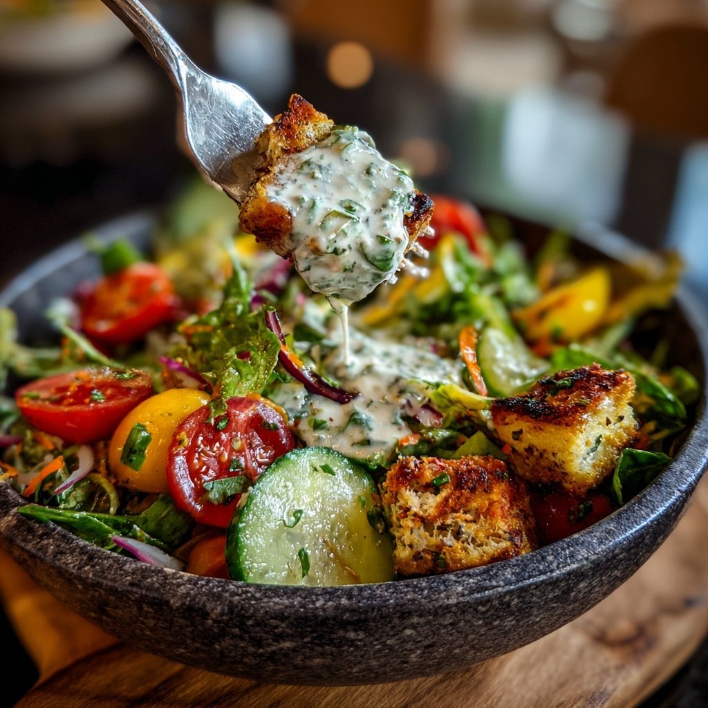 Salat Zum Grillen Mit Joghurt Dressing