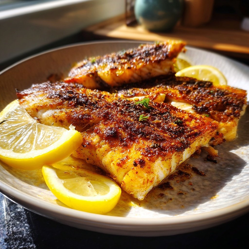 Gesund & Leicht Zitronen-Gegrillter Fisch