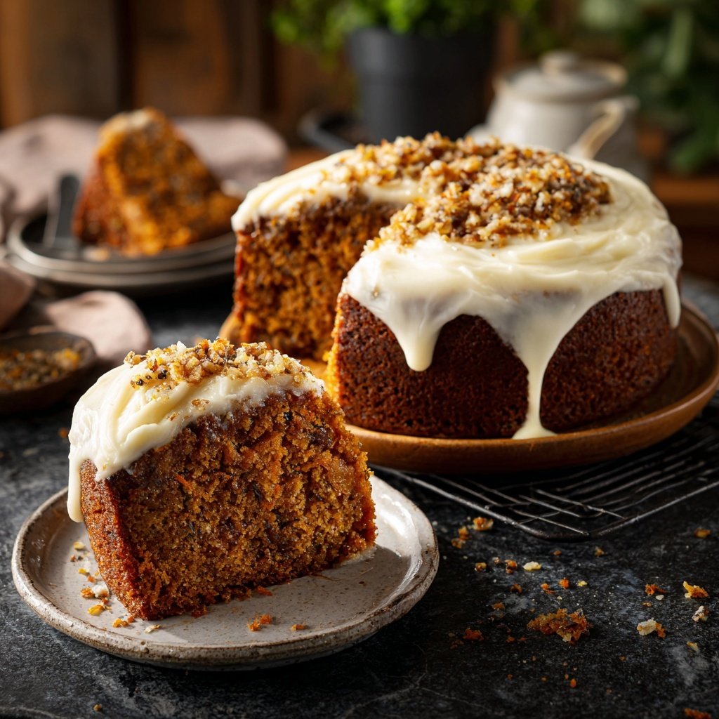 Karottenkuchen Mit Mohn