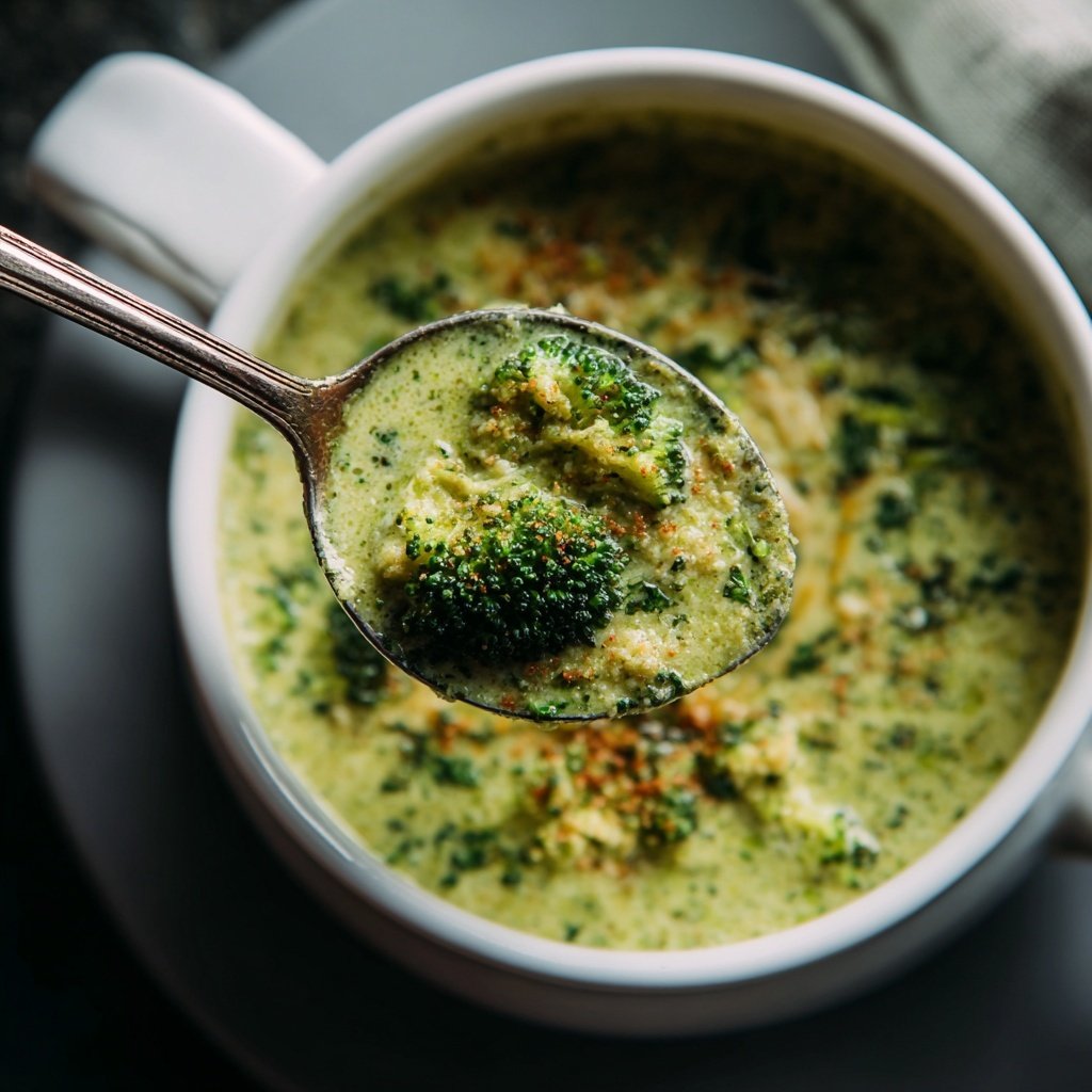 Brokkoli Suppe Mit Mandelmus