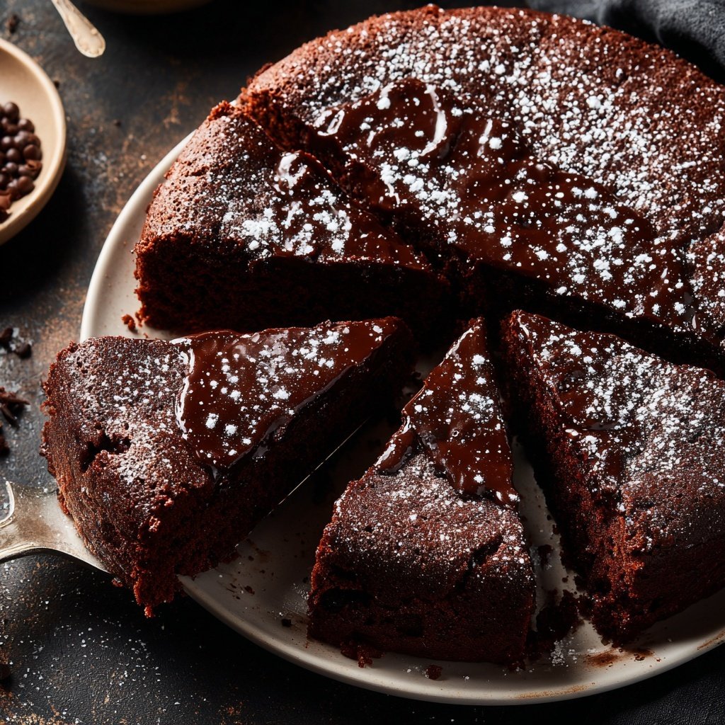 Schokoladiger Blechkuchen extra saftig