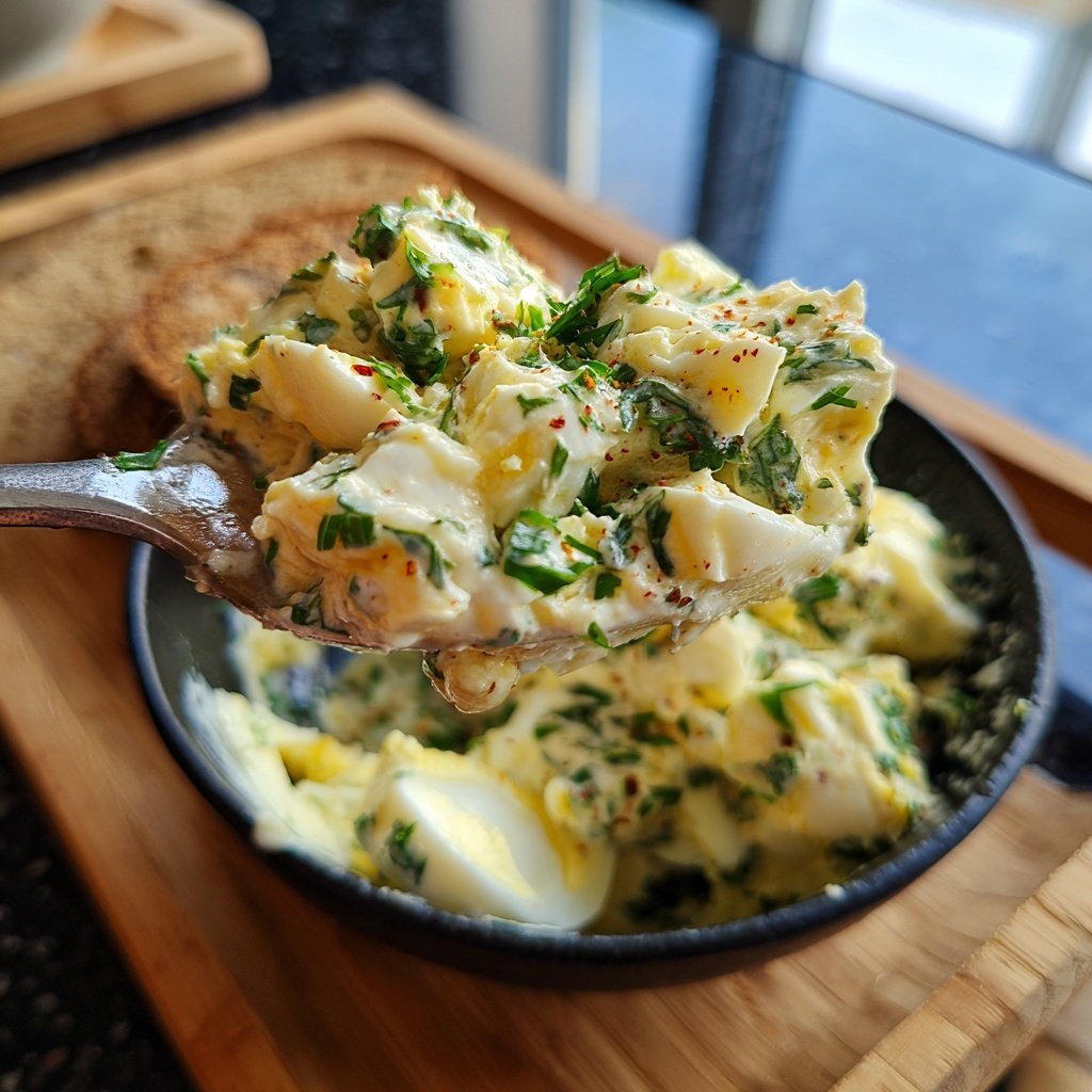 Schnell & Einfach 10-Minuten-Eiersalat mit Joghurt