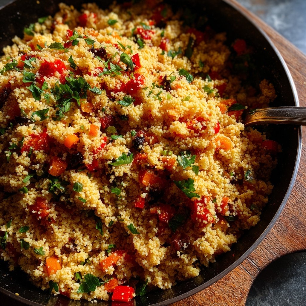 Mittagessen mit Couscous