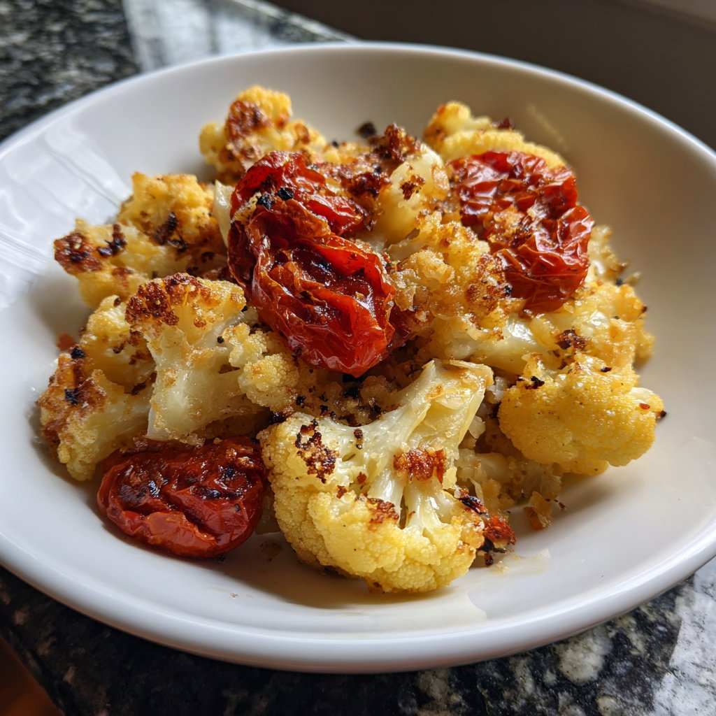 Blumenkohl mit Ofentomaten