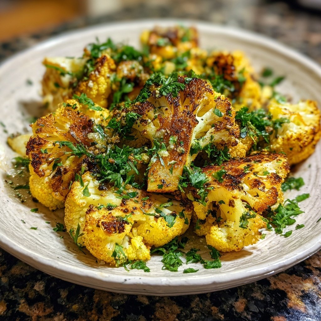 Blumenkohl mit Petersilie