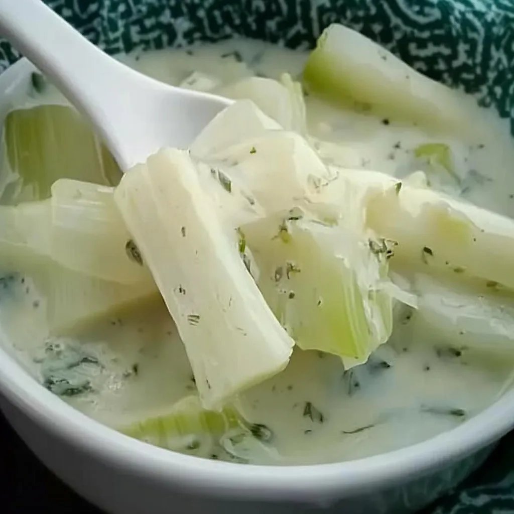 Kohlrabi in weißer Soße