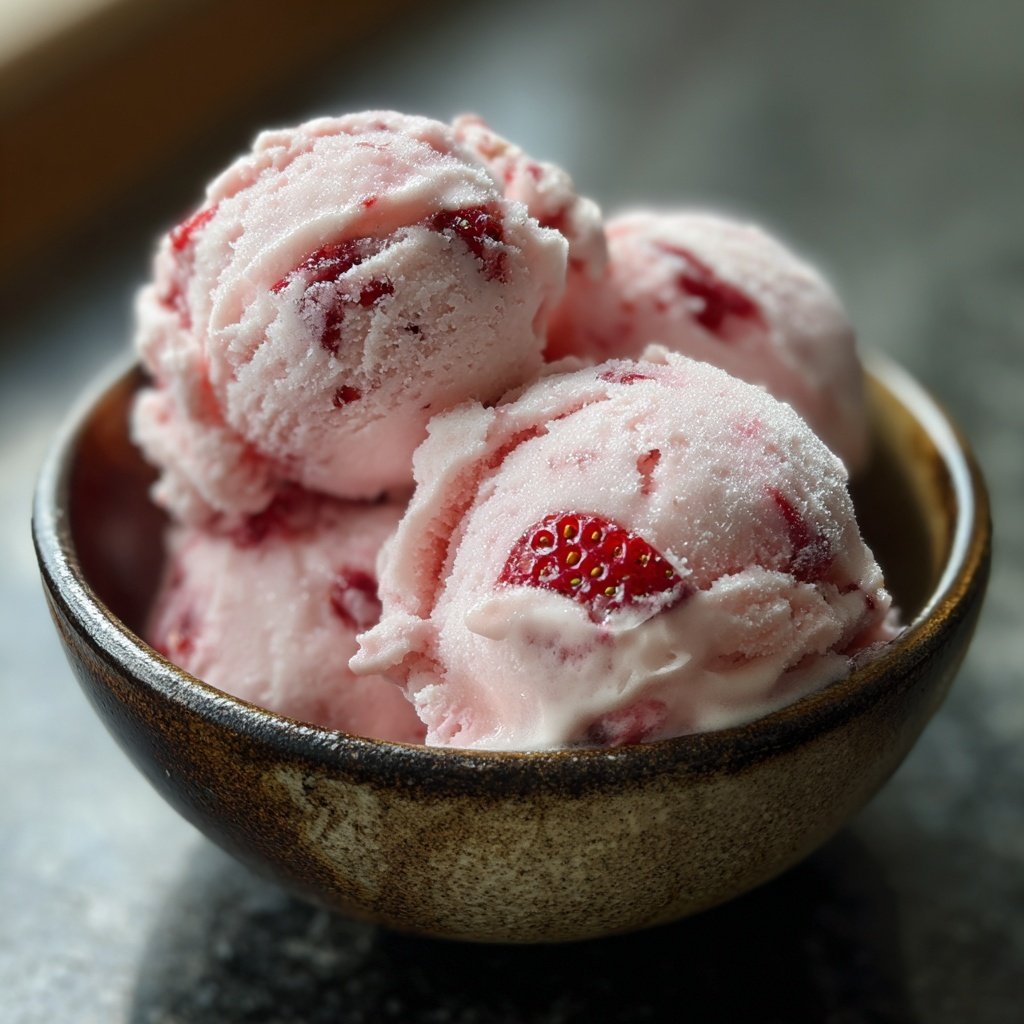 Erdbeer Eis Selber Machen Ohne Eismaschine