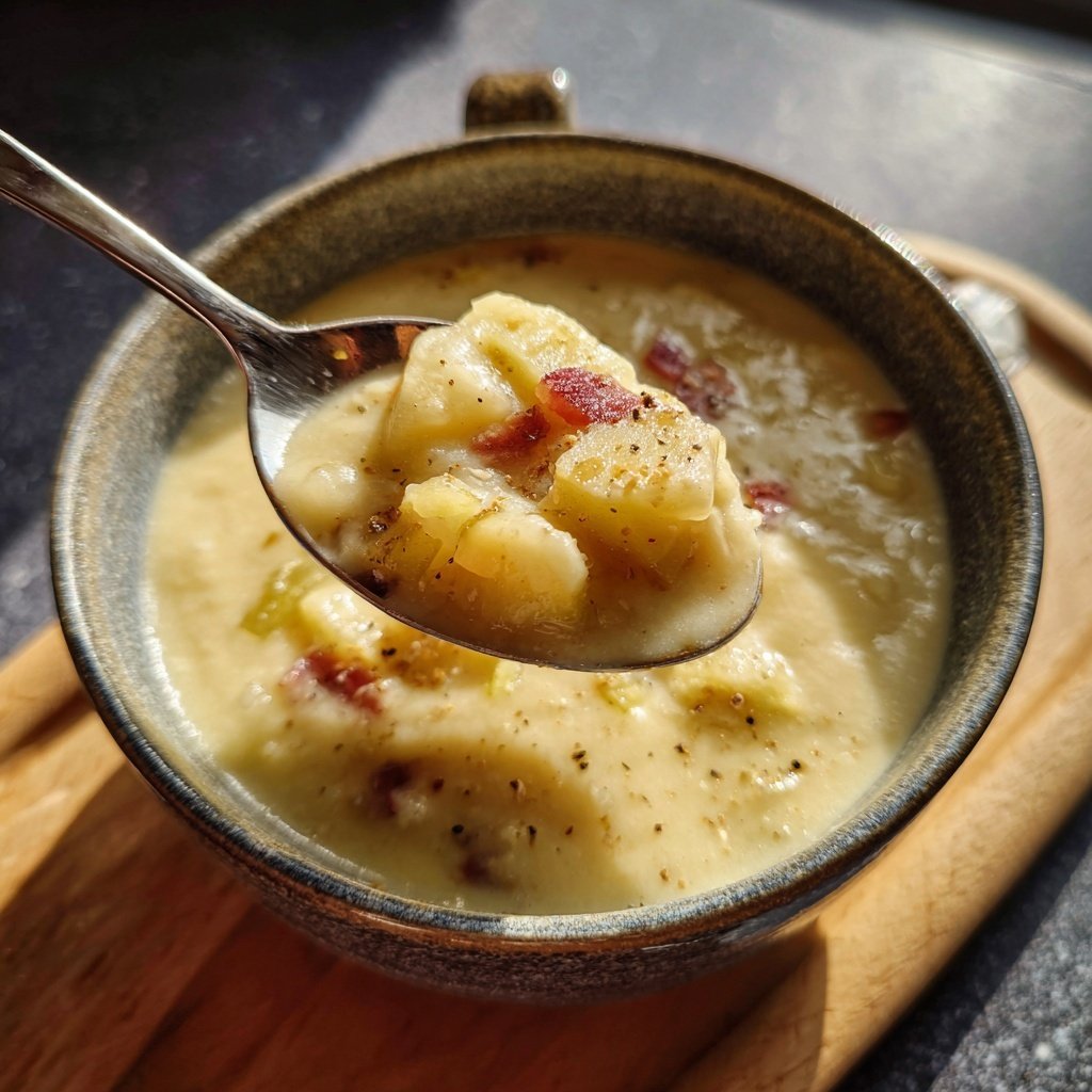 Blumenkohlsuppe mit Apfel