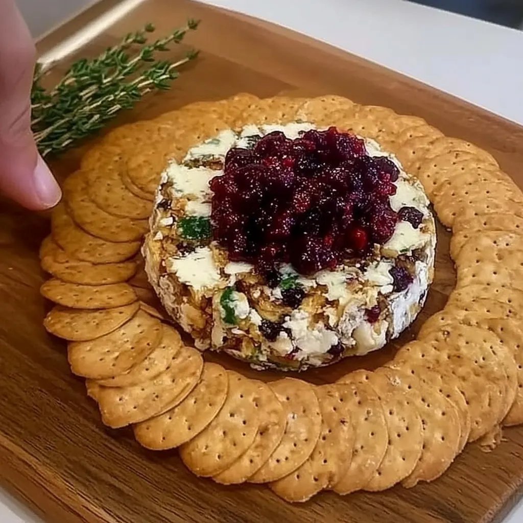 Cranberry Brie Käse Aperitif