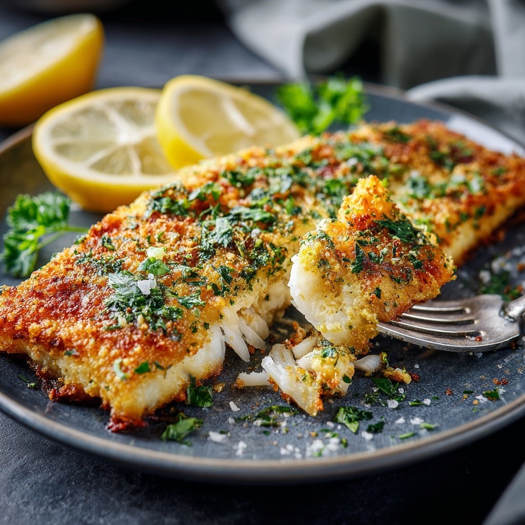 Kalorienarmes Fischgericht