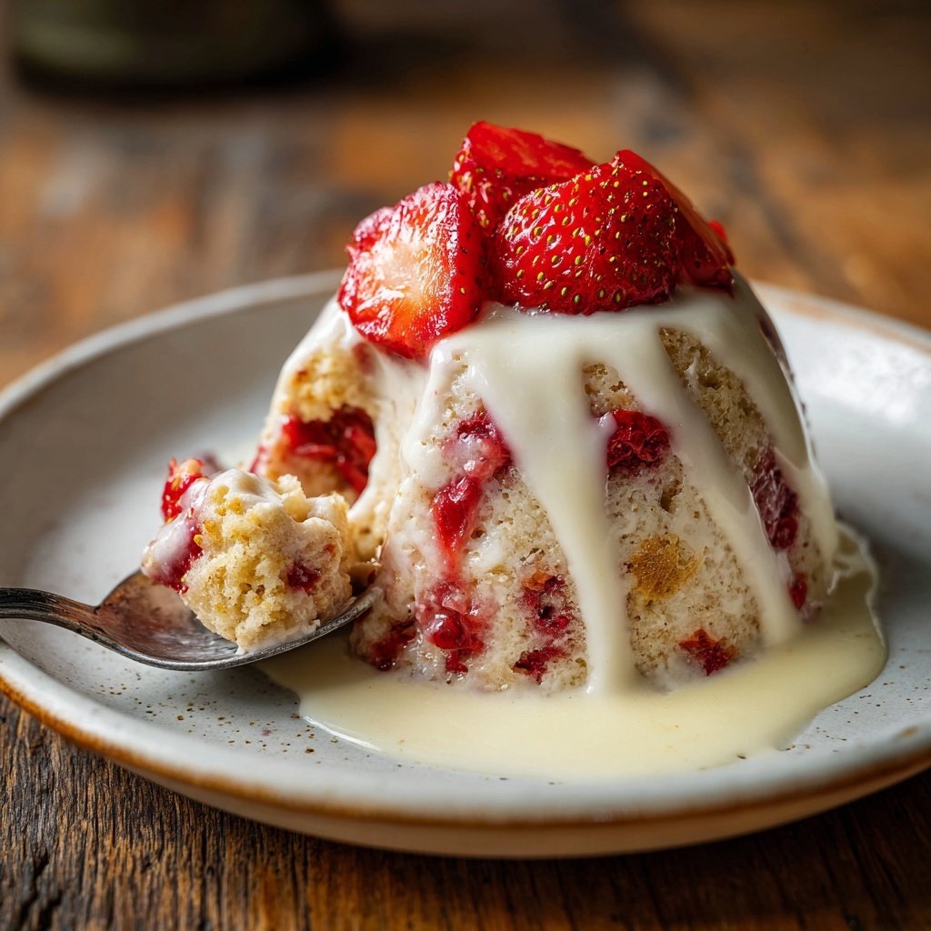 Erdbeer Pudding Mit Vanille