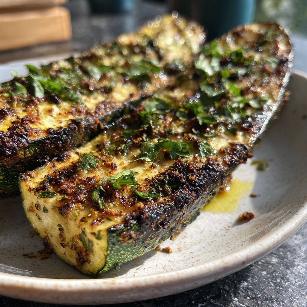 Gegrillte Zucchini Mit Kräutern