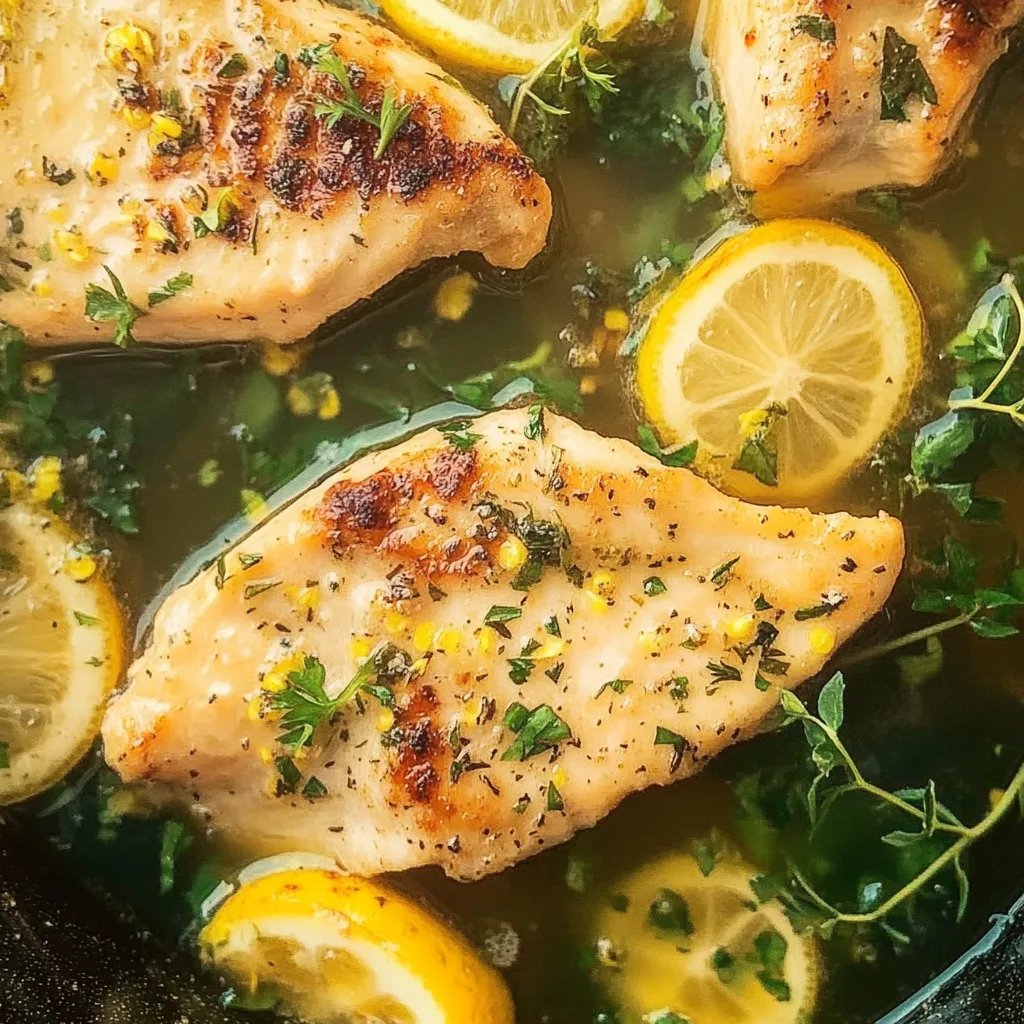 Einfaches Zitronenhühnchen